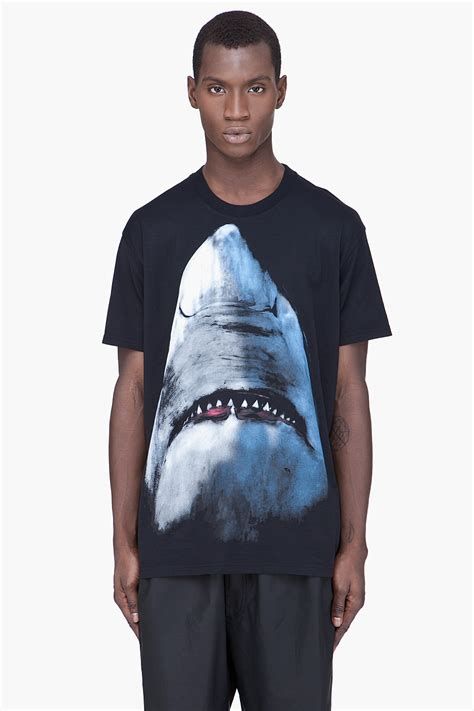 givenchy shark print t shirt.